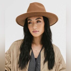 NWT Gigi Pip Wes Fedora Brown S/M 57